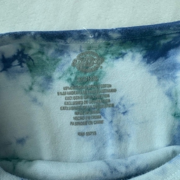 Dickies Kids Tie-Dye Tee - Blue and Green - Picture 5 of 6